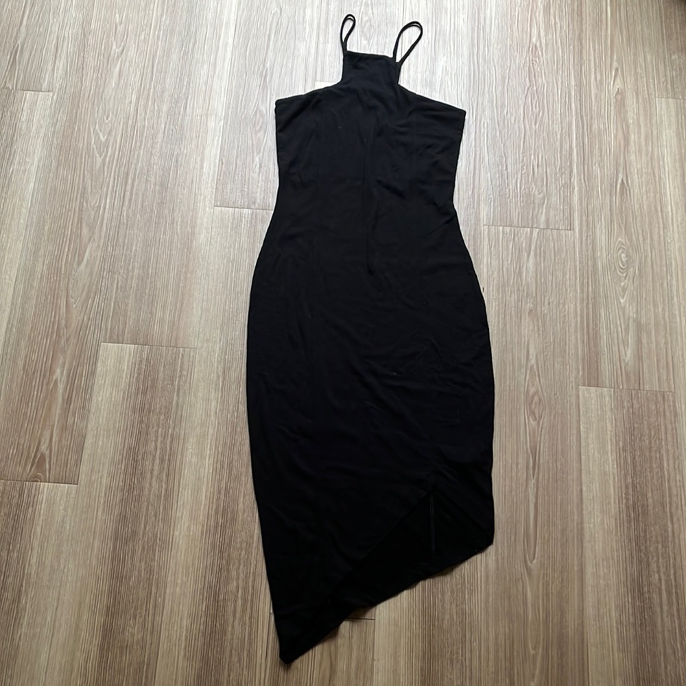 Slinky black dress